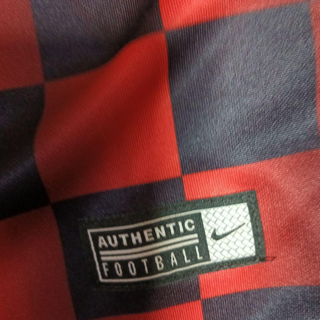 鹿島アントラーズNike XL チェック柄 オーセンティックウェア