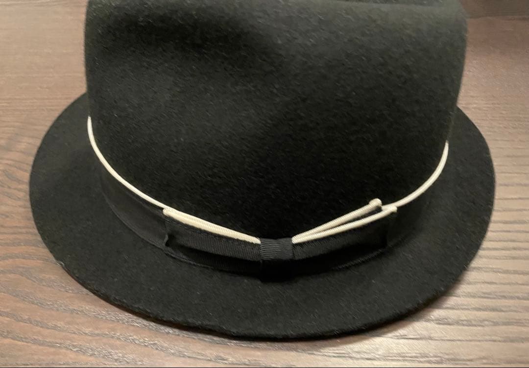 CA4LA× Crazy Ken Band 黒ウールフェルトハット（L）