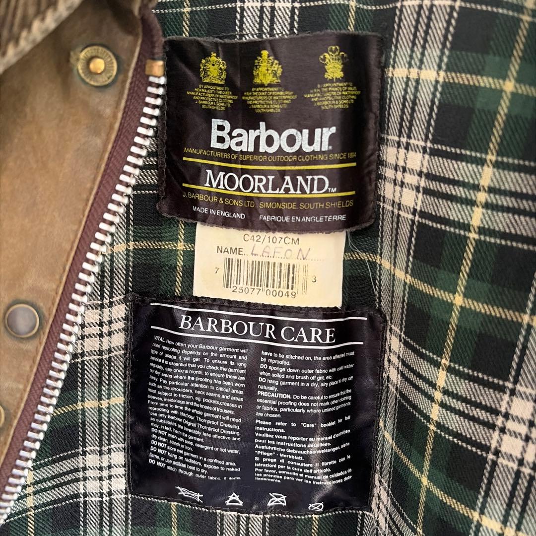 90s Barbour バブアー Moorland ムーアランド 42