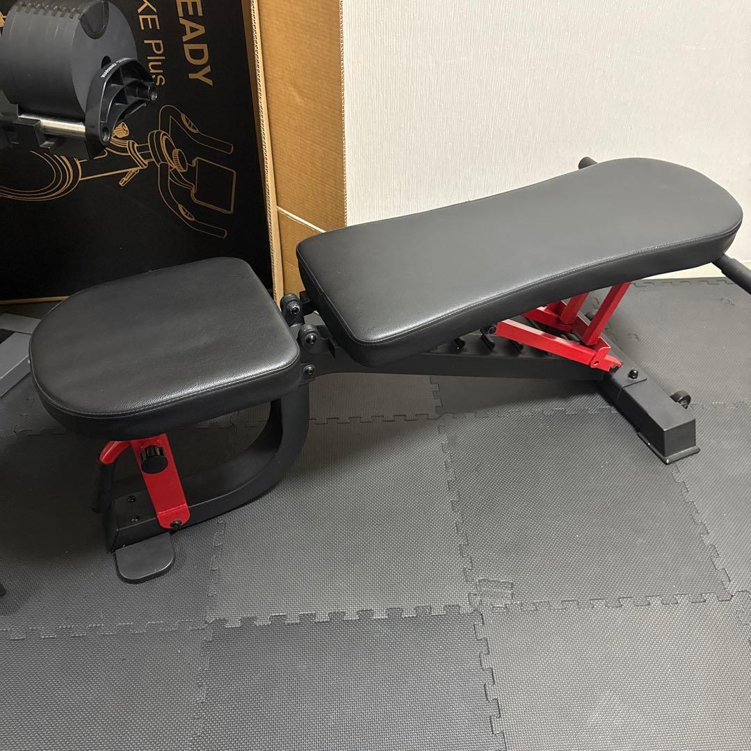 FLEXBELL　可変式ダンベル32kg×2、専用スタンド、インクラインベンチ