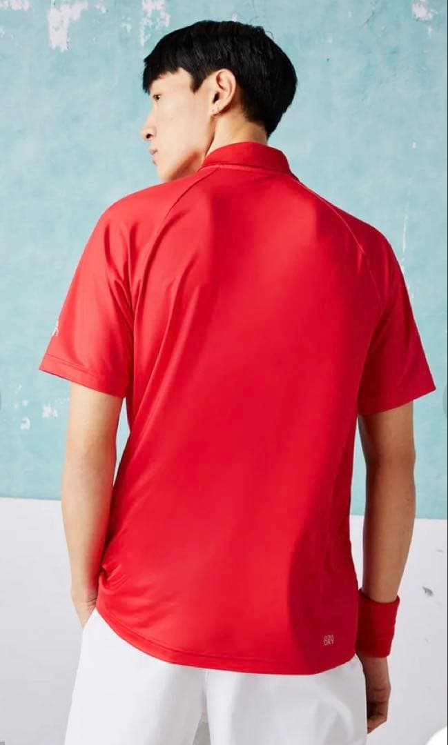 新品未使用　ラコステ　LACOSTE ポロシャツ　ジョコビッチモデル　Lサイズ②