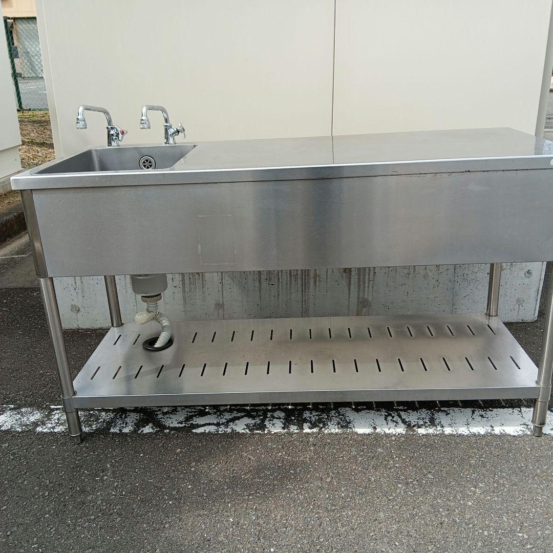 タニコー業務用1槽シンク水切付