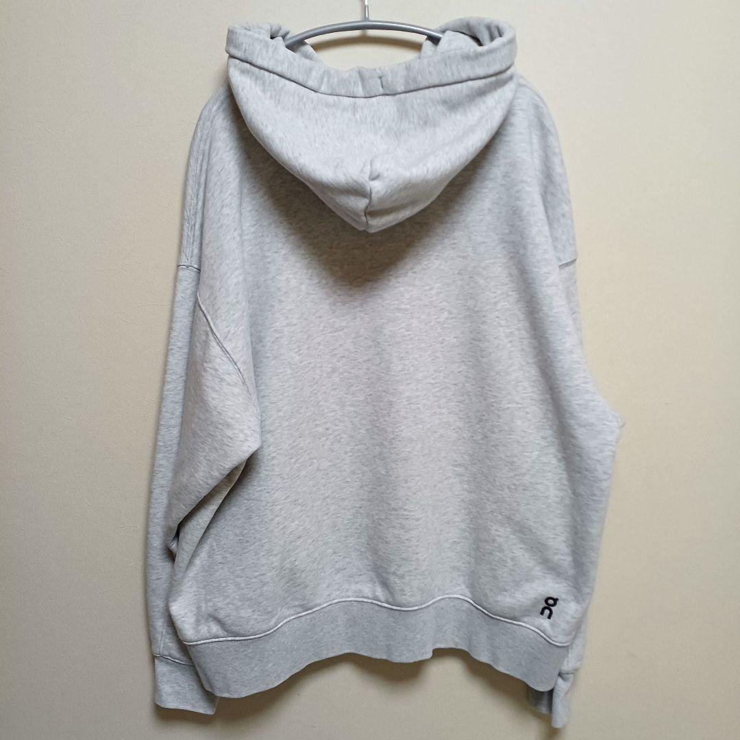 On Club Hoodie クラブ フーディ パーカー ライトグレー XL