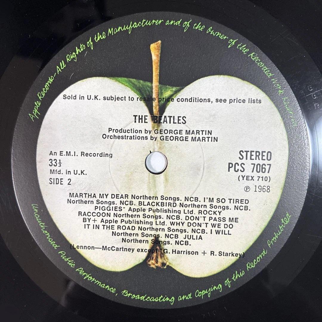 ビートルズ 名盤 レコード ホワイトアルバム UKオリジナル盤