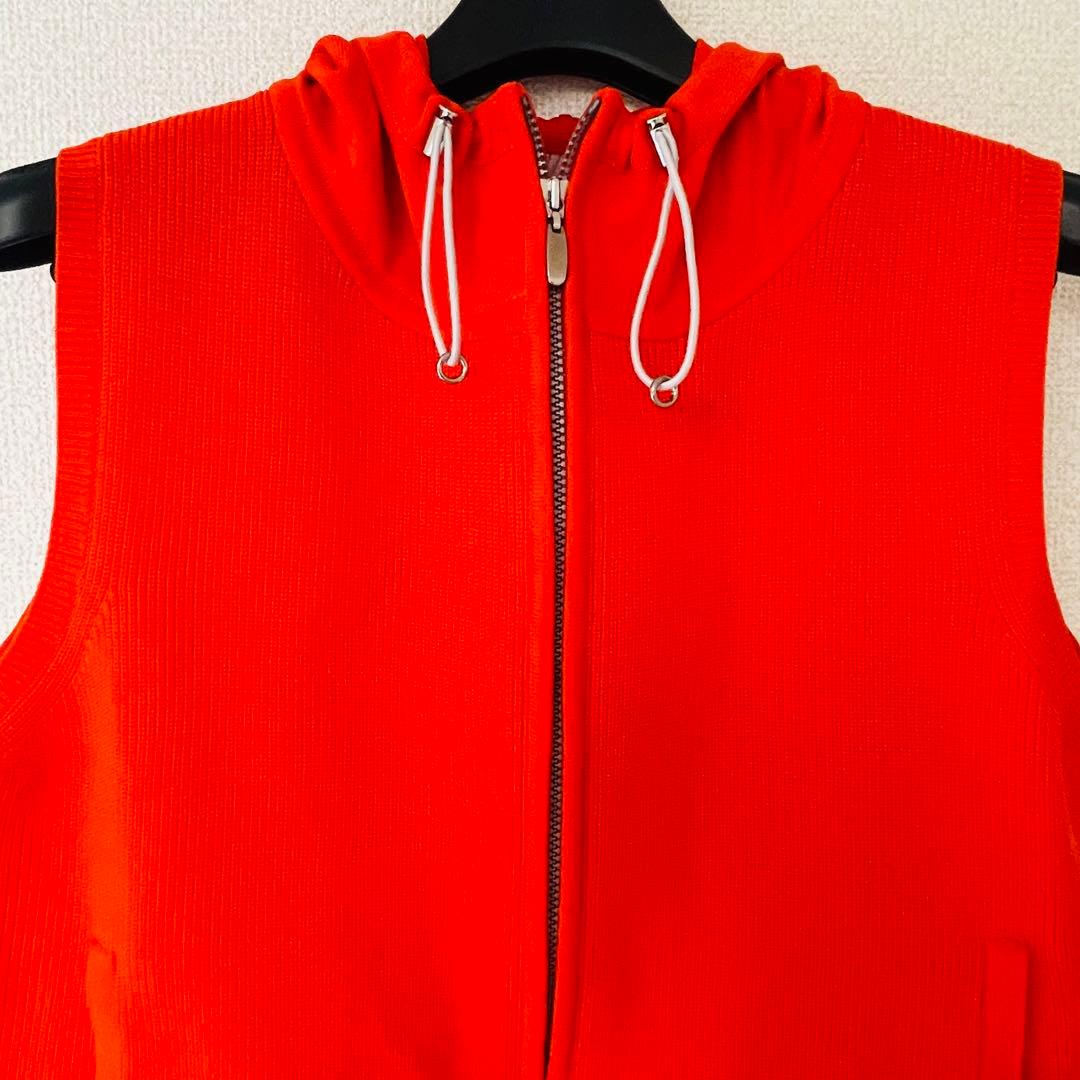 極美品　LANVIN SPORT 切替ニットベスト 38