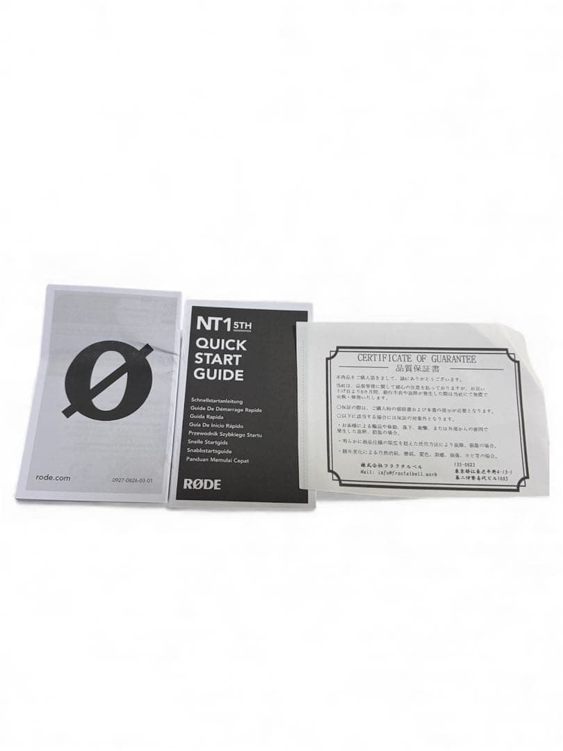 RØDE NT1 5TH GENERATION ブラック コンデンサーマイク