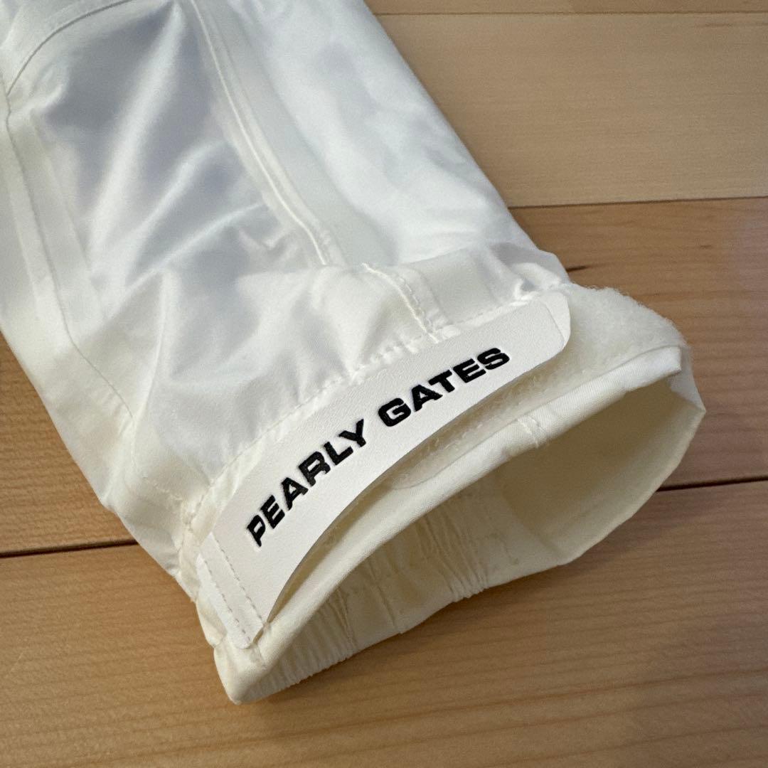PEARLY GATES フード付き ジャケット フリース 取り外し 白