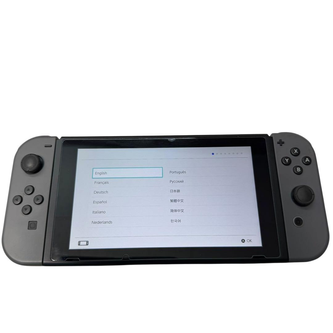 Nintendo Switch グレー 本体 バッテリー強化 2021