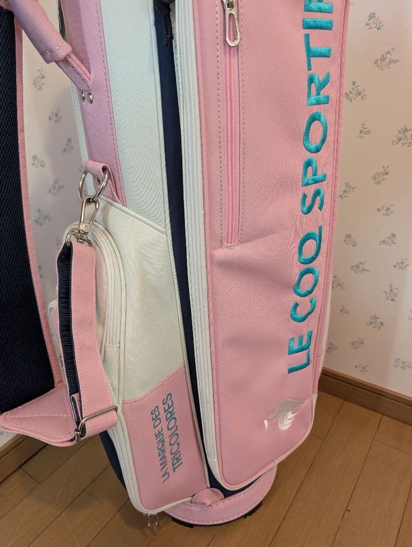 lecoq sportif キャディバッグ ゴルフ ピンク ルコック