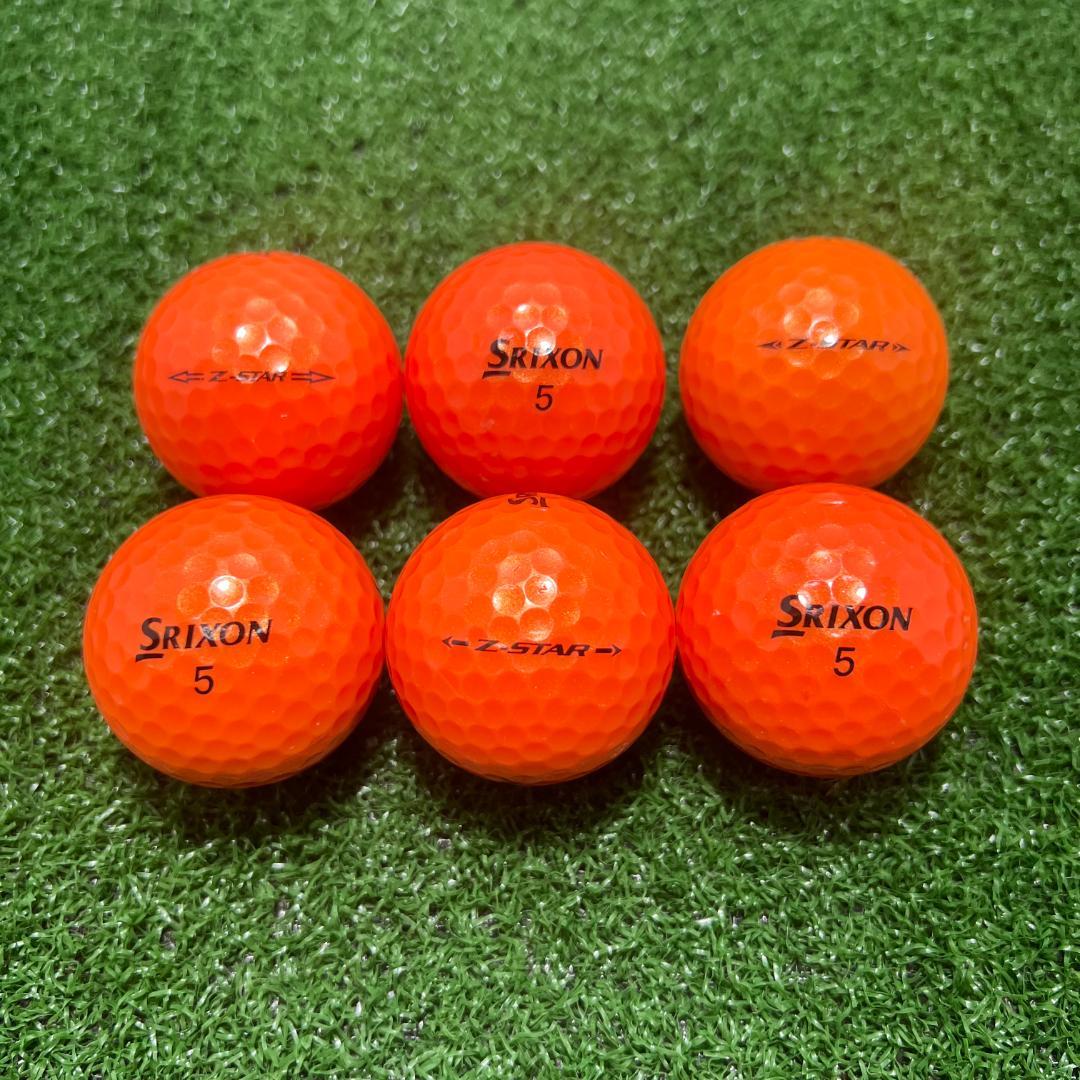 【S143】SRIXON Z-STAR 橙 年式混合 ロストボール 24球