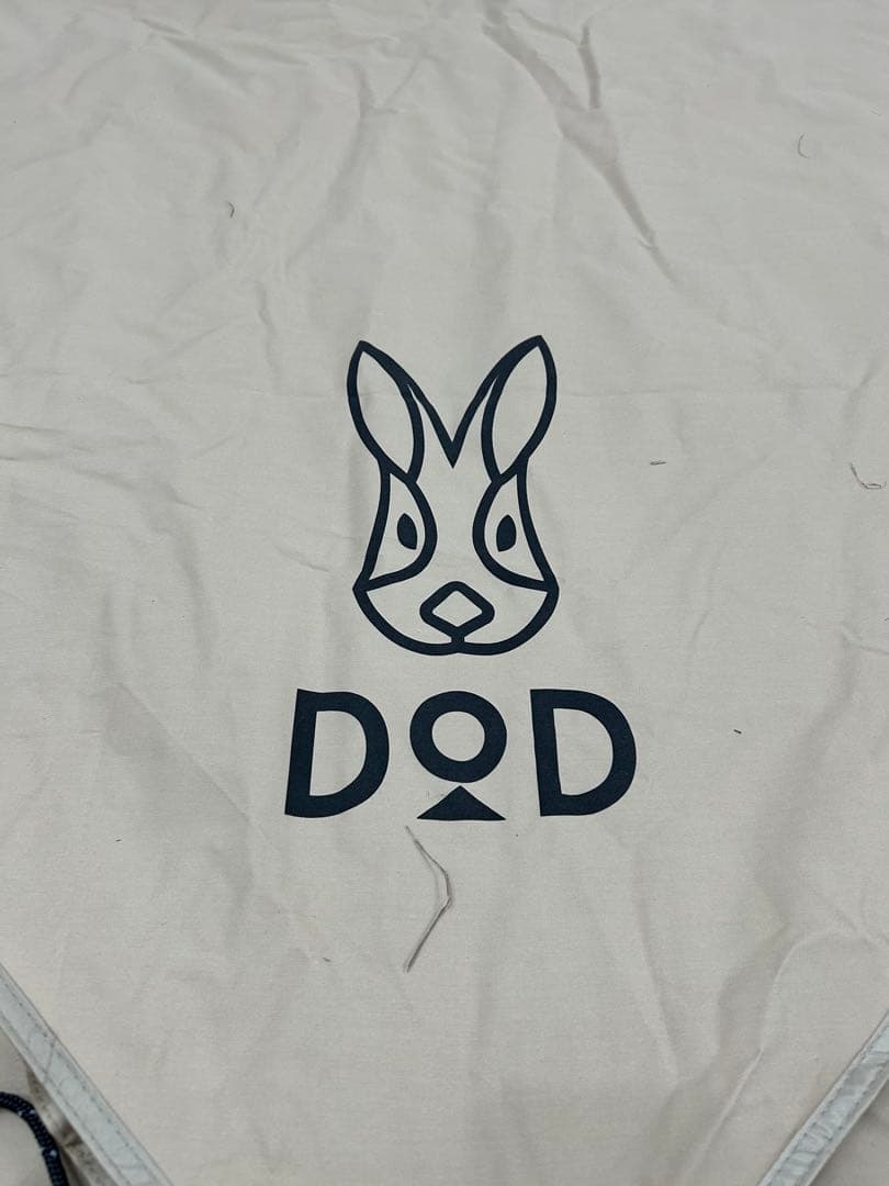 DOD OKRA タープ ベージュ ロープ付き
