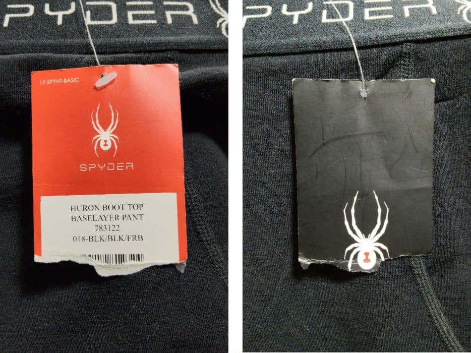 新品 SPYDER HURON ベースレイヤー アスリート サーマルパンツ