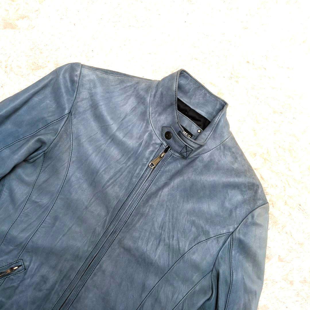 【希少色】5351 POUR LES HOMMES　ライダースジャケット　ラム