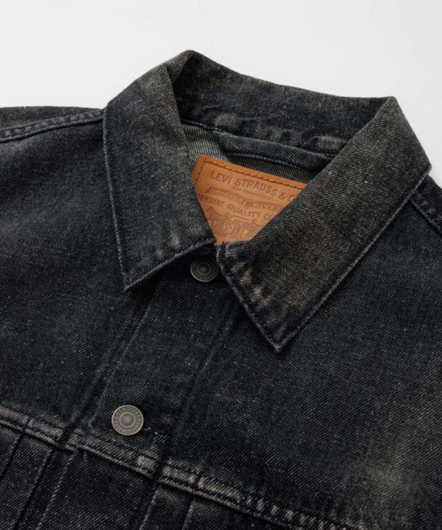 ジャケット・アウター Levi's for BIOTOP TYPE2 TRUCKER BLK EX