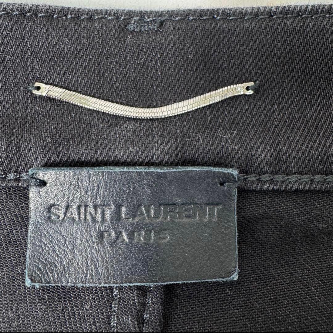 saint laurent エディ期 コーティング スキニーデニム 28