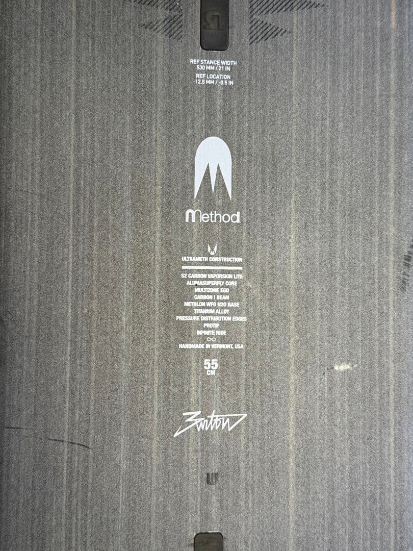 【超希少・伝説の名機】BURTON METHOD(メソッド)155cmバイン付き