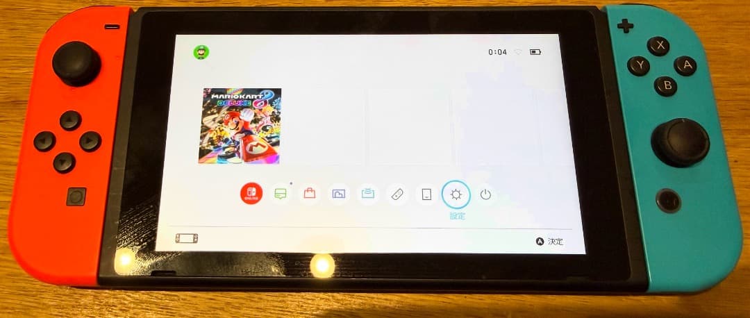 Nintendo Switch マリカ8DX、128GB SD、充電スタンド付