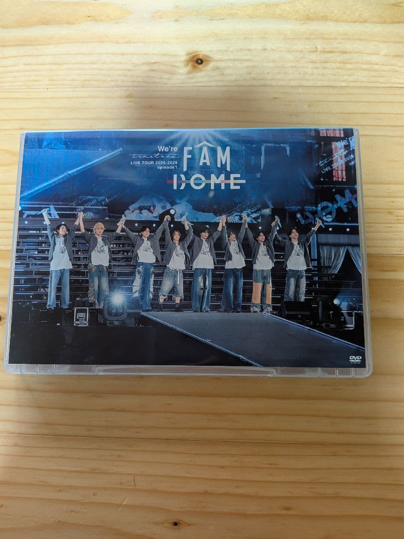 timelesz　タイムレス FAM DOME 初回限定盤　DVD　おまけ付