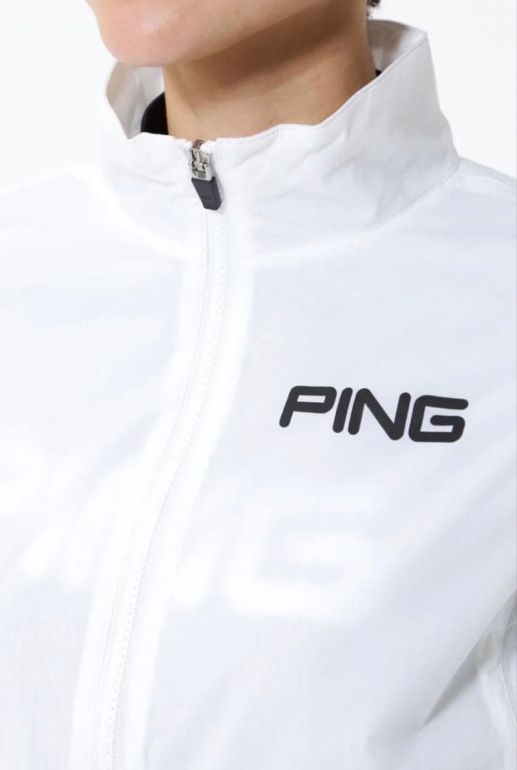 S ☆新品タグ付☆ ピン PING 高機能ドッキング ブルゾン　レディース　白