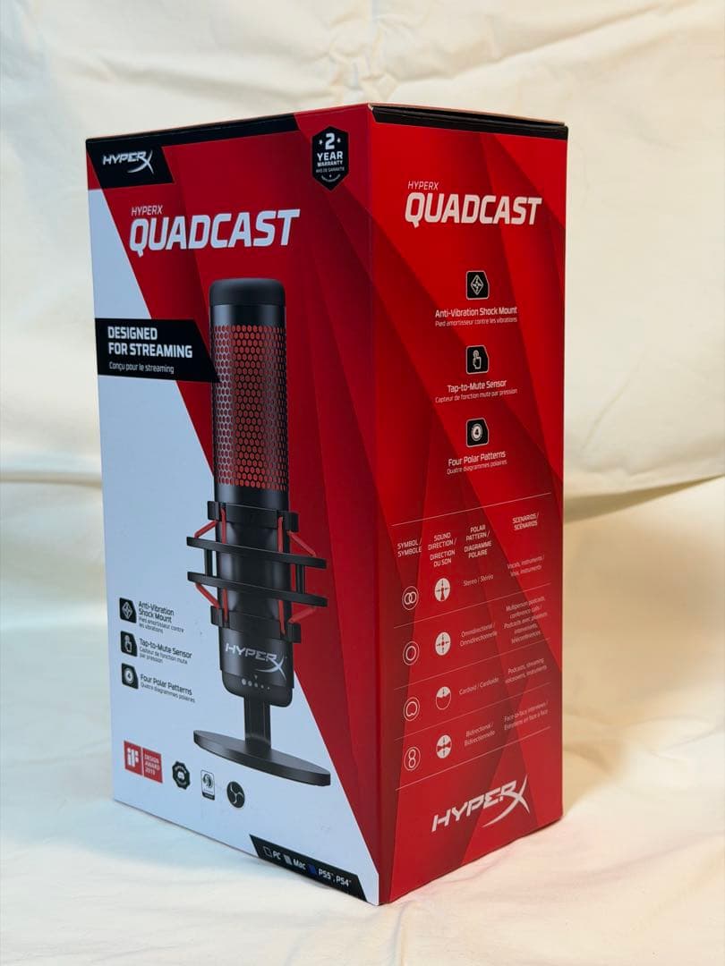 HYPER X QuadCast コンデンサーマイク　型番4P5P6AA