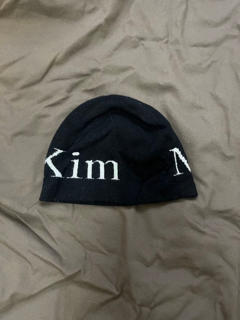 matin kim ビーニー　黒