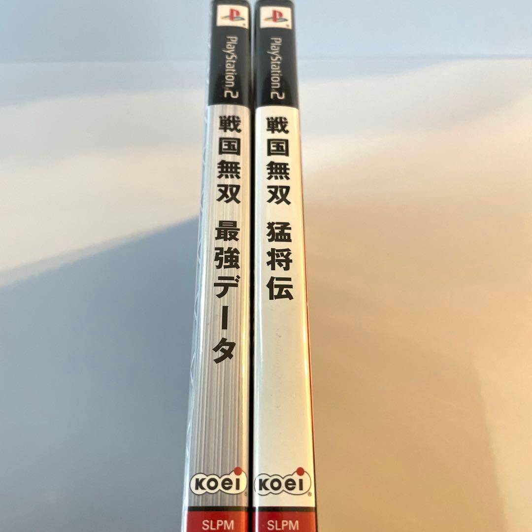 超激レア【新品未開封】プレステ2 戦国無双 猛将伝　戦国無双 最強データ　セット