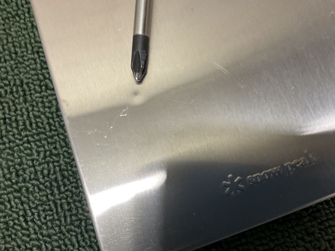 【 廃盤品・浮文字・穴なし 】リッドトレーハーフユニット スノーピーク