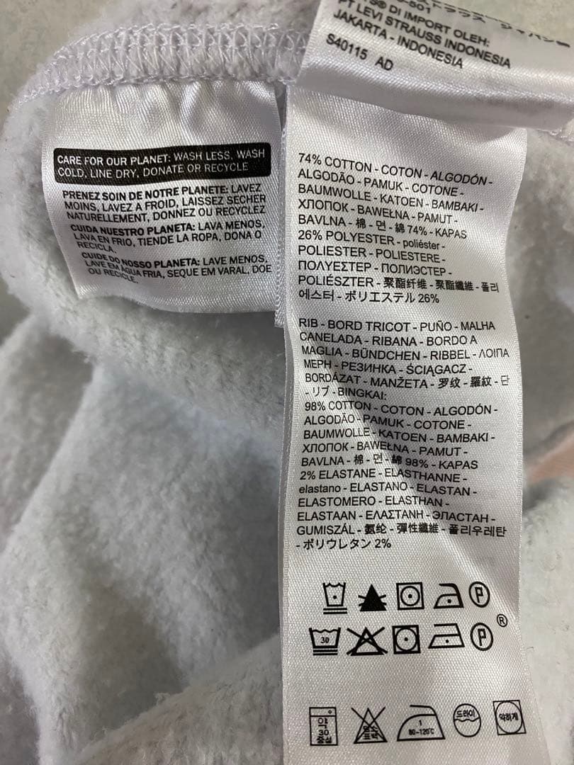 LEVI'S MADE & CRAFTED パーカー サイズXS リーバイス