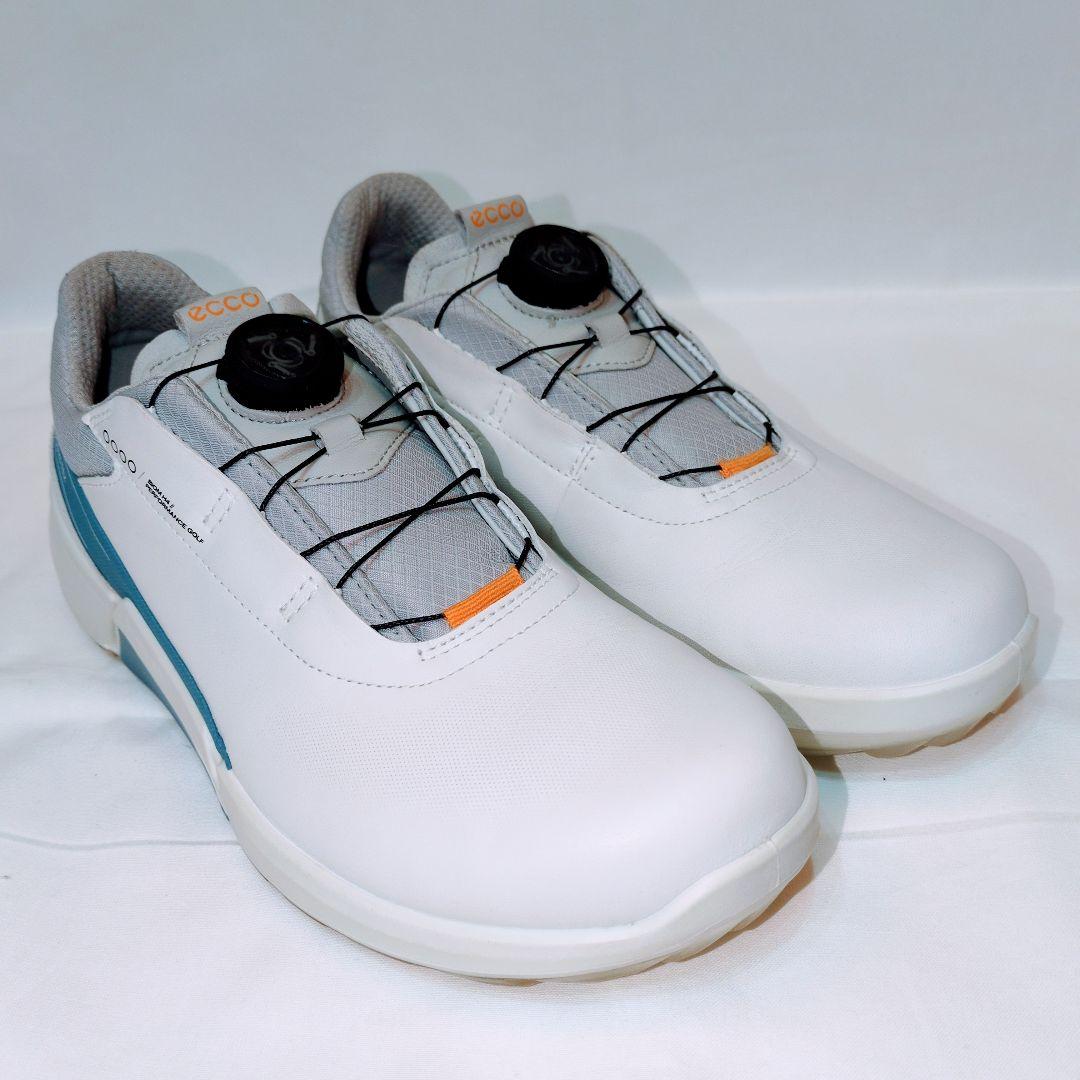 美品☆エコーeccoBIOMH4BOAゴルフシューズGORE-TEX24.5cm