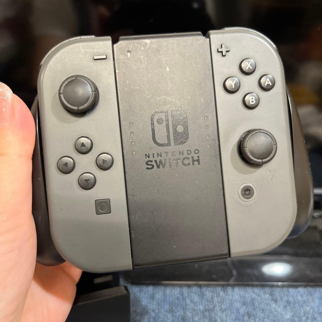 Nintendo Switch 本体 グレー Joy-Con 初期化済 箱あり