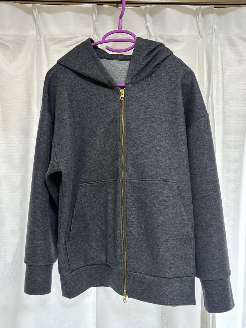 【ノーリーズ】ウォッシャブルOversized ZIPフーディー