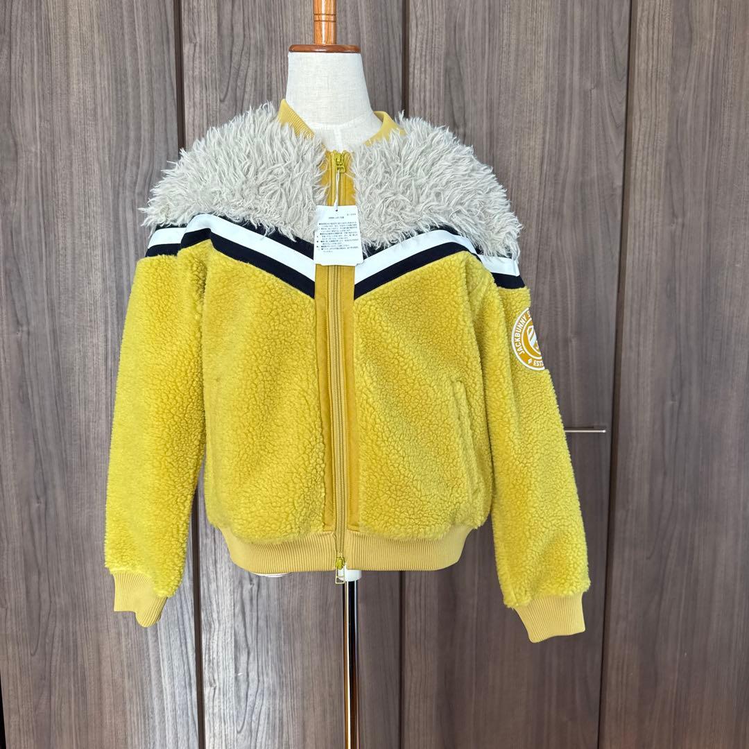 新品！ジャックバーニー！ゴルフ！黄色ブラックボーダー！