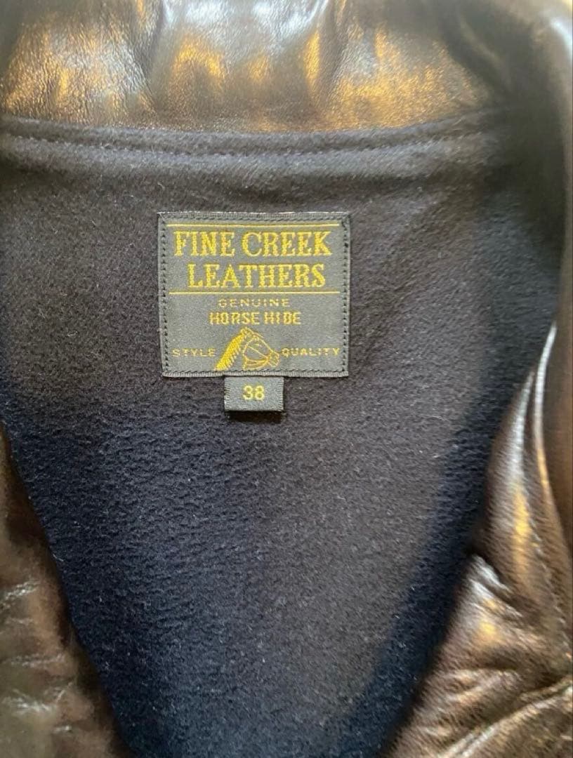 モ*ト様 FINE CREEK LEATHERS ホースハイド　ライダースジャケ