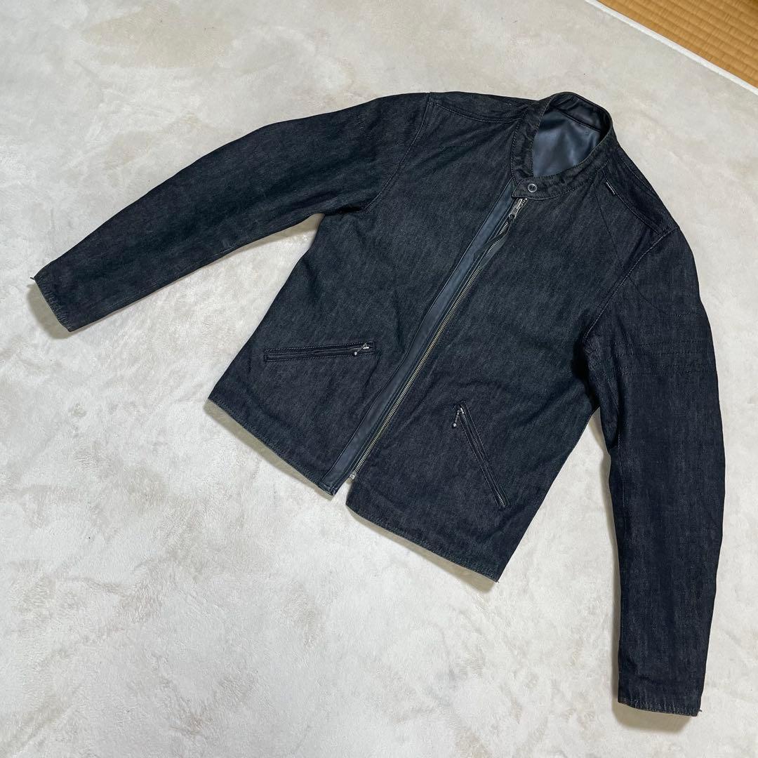KADOYA×ハーレーダビットソン　リバシーブル　レザー　デニム　ジャケットXL