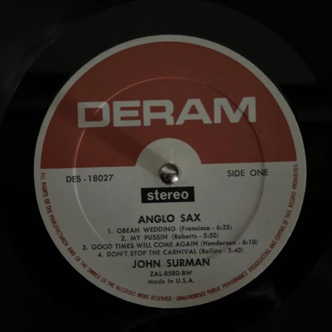 洋楽 John surman - anglo sax US org. PROMO LP