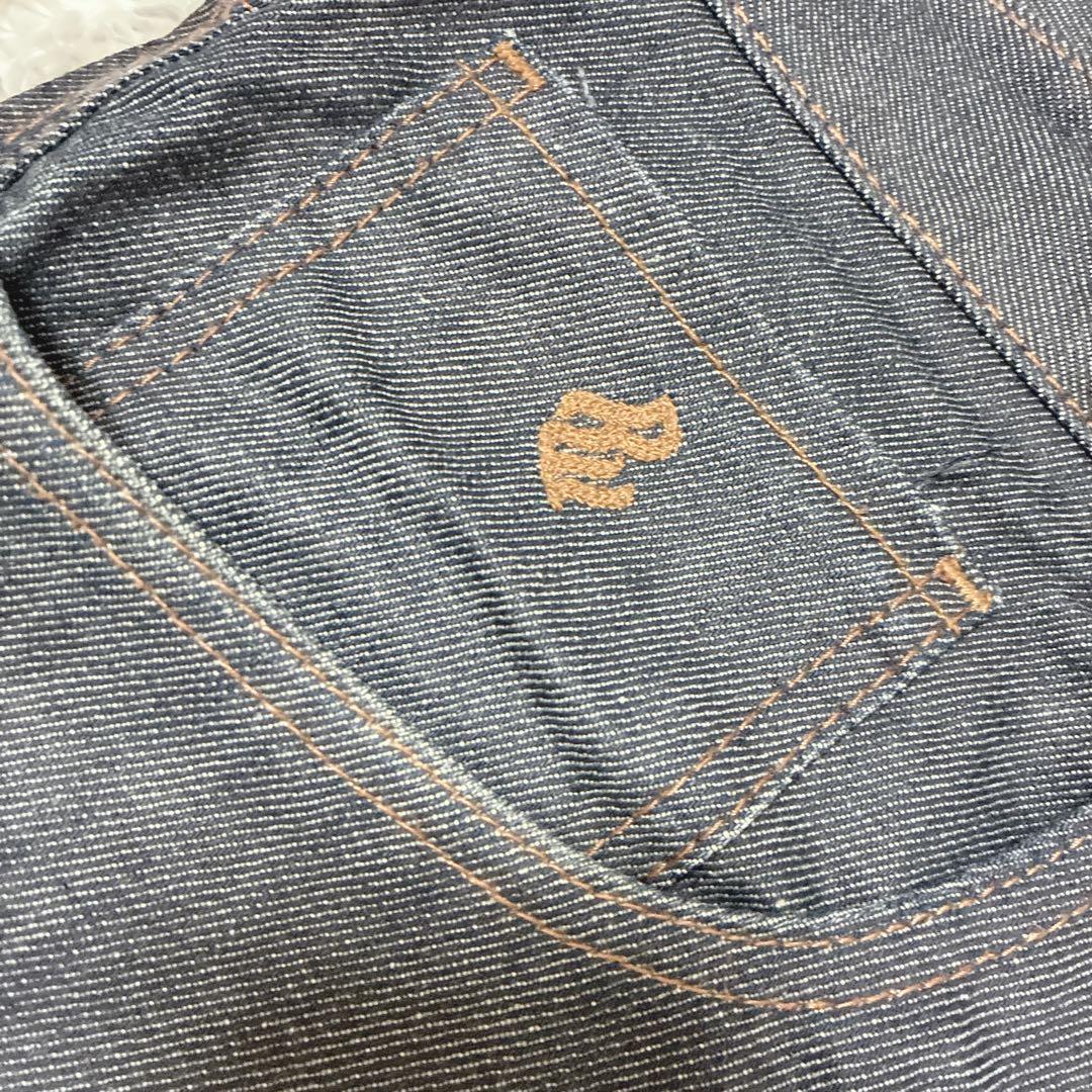 ROCAWEAR BAGGY FIT W42 刺繍 極太 B系 ダークデニム