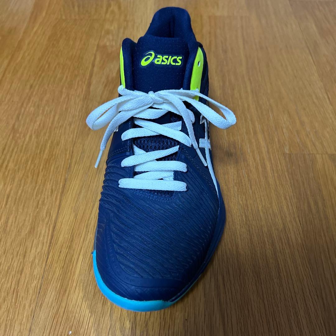 asics バレーボールシューズ ネイビー/イエロー　26.5cm