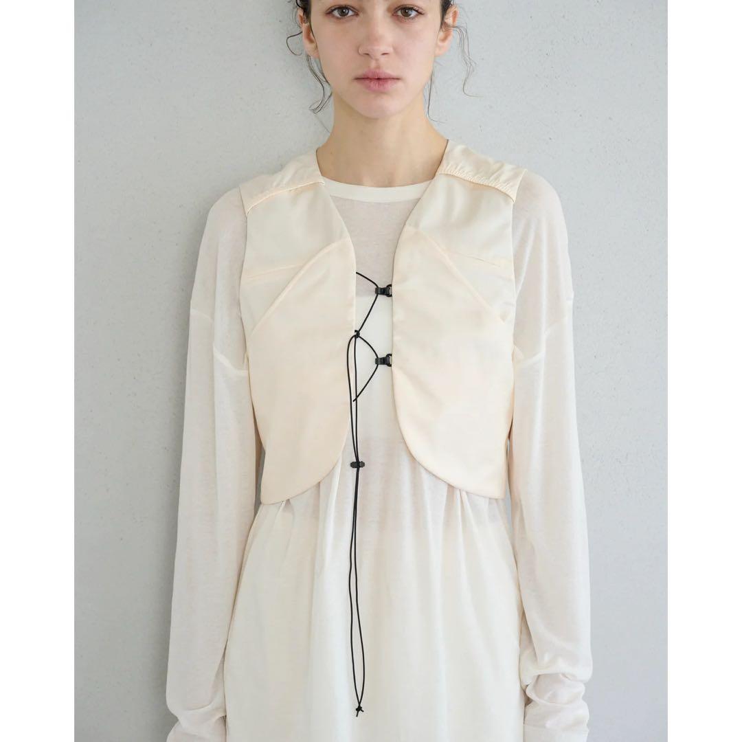 トップス enof city trail vest WHITE