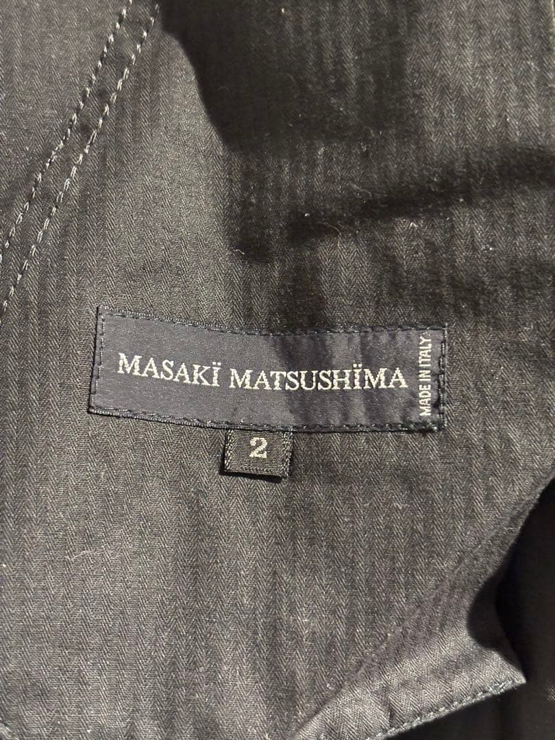 MASAKI MATSUSHIMA ブラック スラックス サイズ2