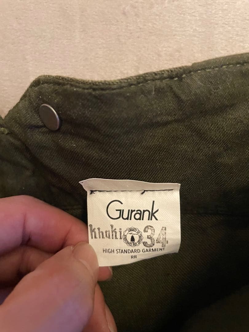 パンツ Gurank for khaki CH work trousers khaki