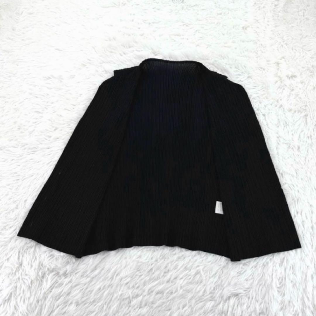 【レディース】日本製 ISSEY MIYAKE プリーツベスト 黒 2表記