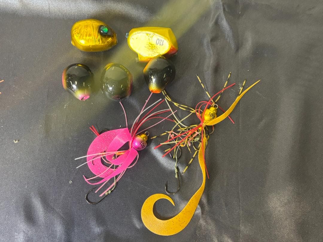 タイラバのセット・60ｇ～120ｇ/ABU遊動式他/新品ネクタイ付②