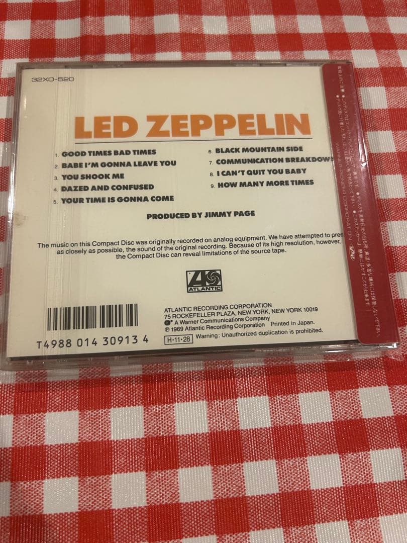 LED ZEPPELIN レッドツェッペリン旧規格 32XD-520