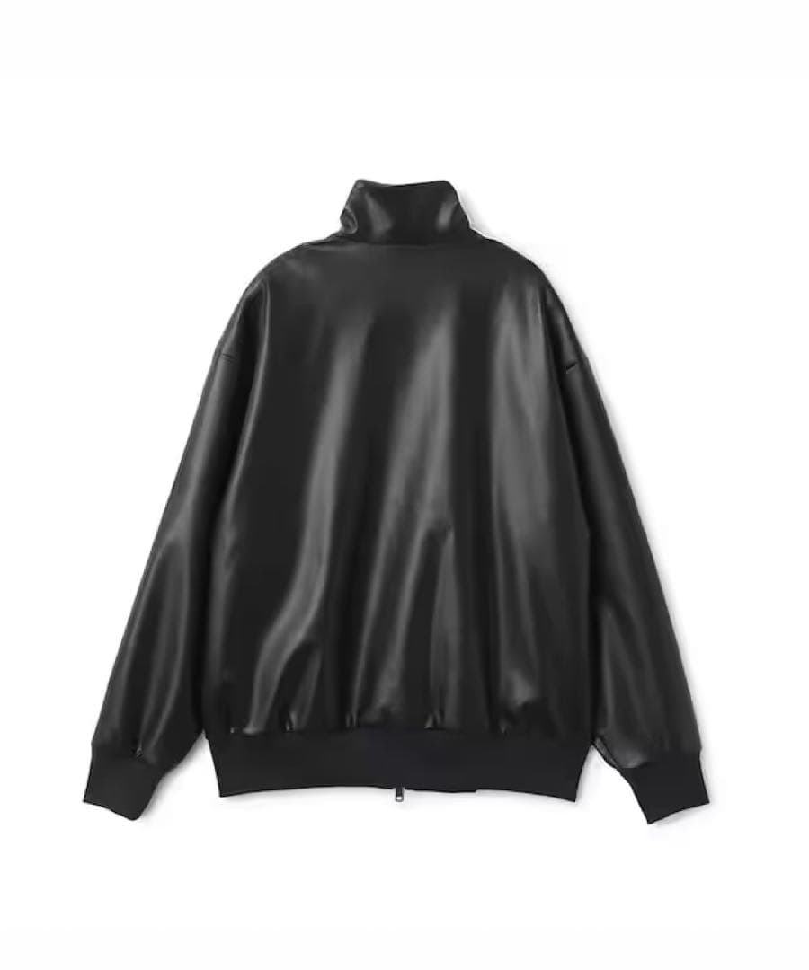 adidas フェイクレザージャケット
