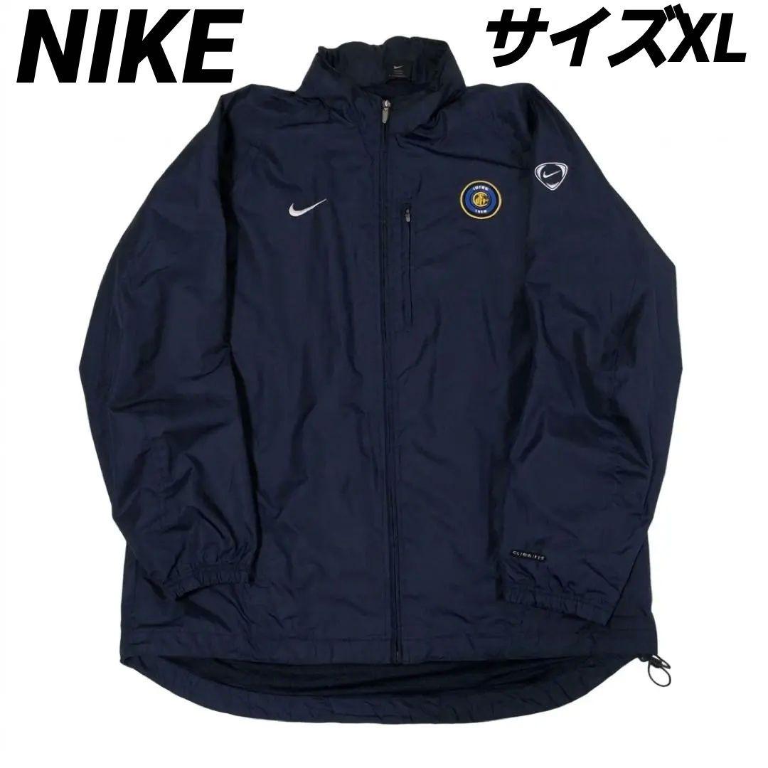 OLD NIKE インテル サッカー ジャケット ウィンドブレーカー　ネイビー