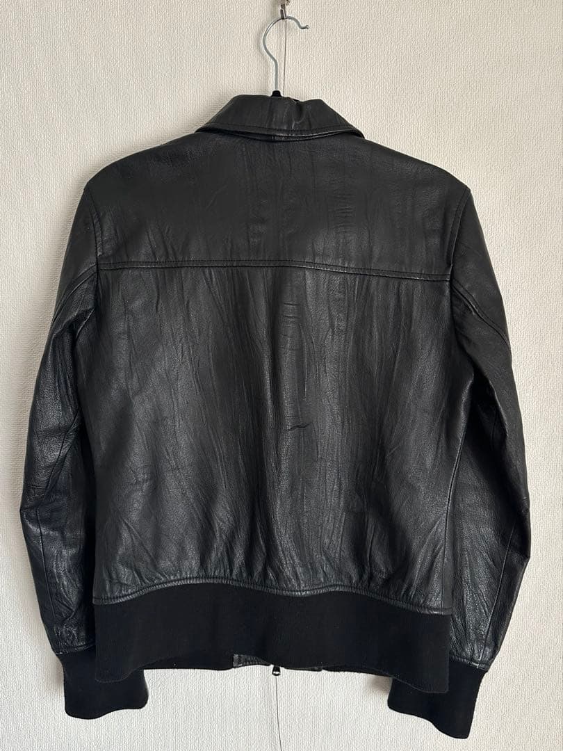 ジャケット・アウター double zip real leather jacket