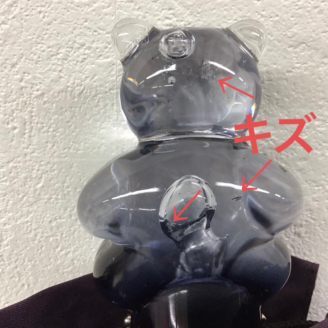 Guy de jean ギィドゥジャン　折畳み傘　晴雨兼用　くま　パープル