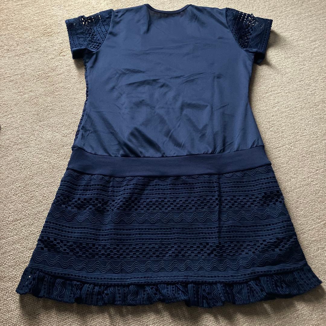 新品 FILA フィラ ワンピース Lサイズ ネイビー
