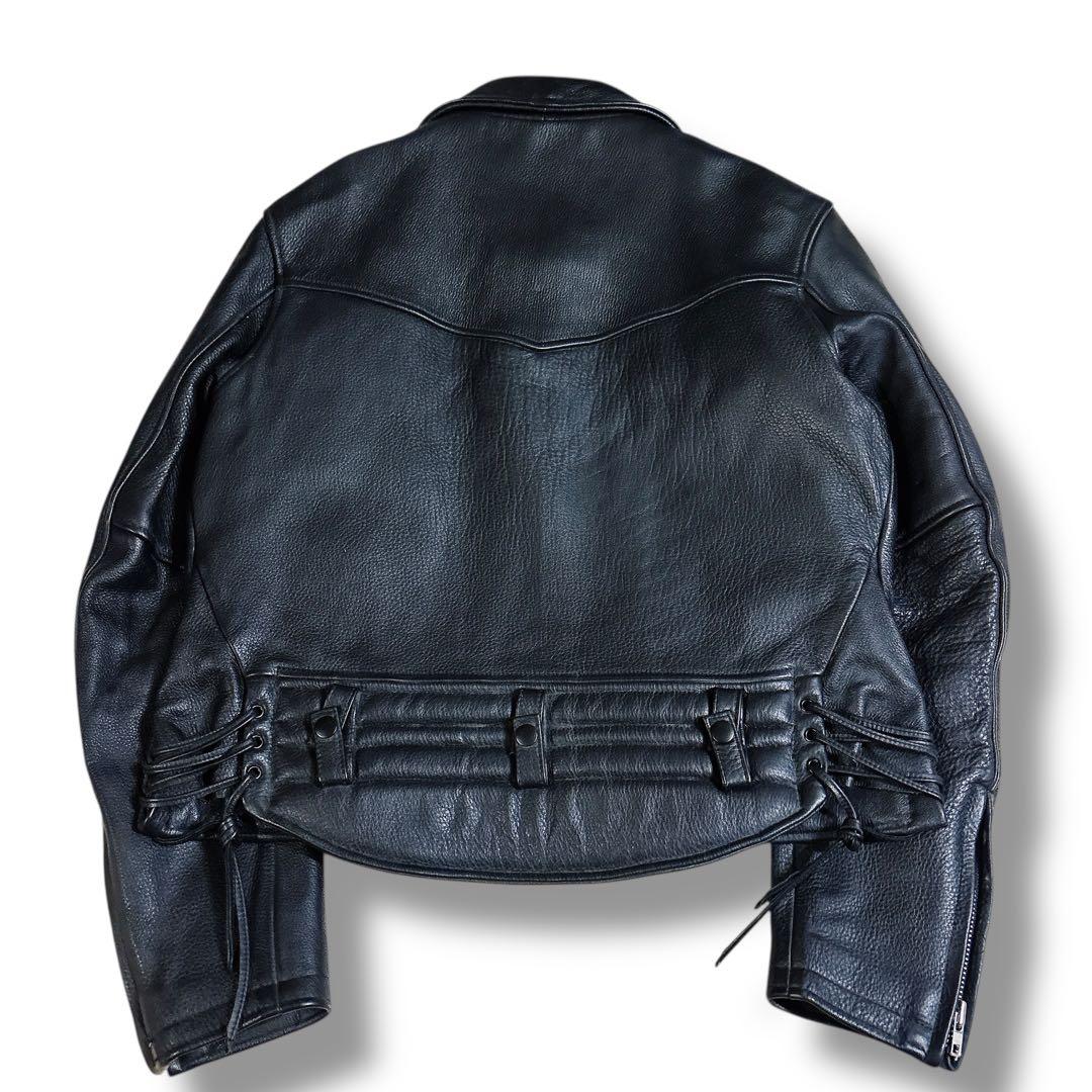 中田商店 ブラック レザージャケット MORGAN MEMPHIS BELLE