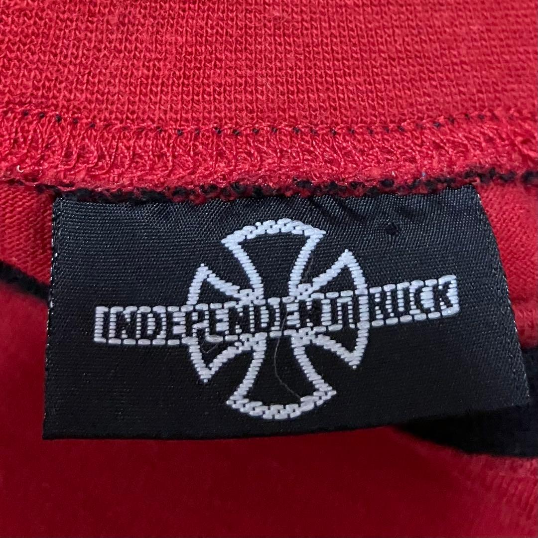 90s INDEPENDENT インディペンデント アイアンクロス 長袖 ロンT